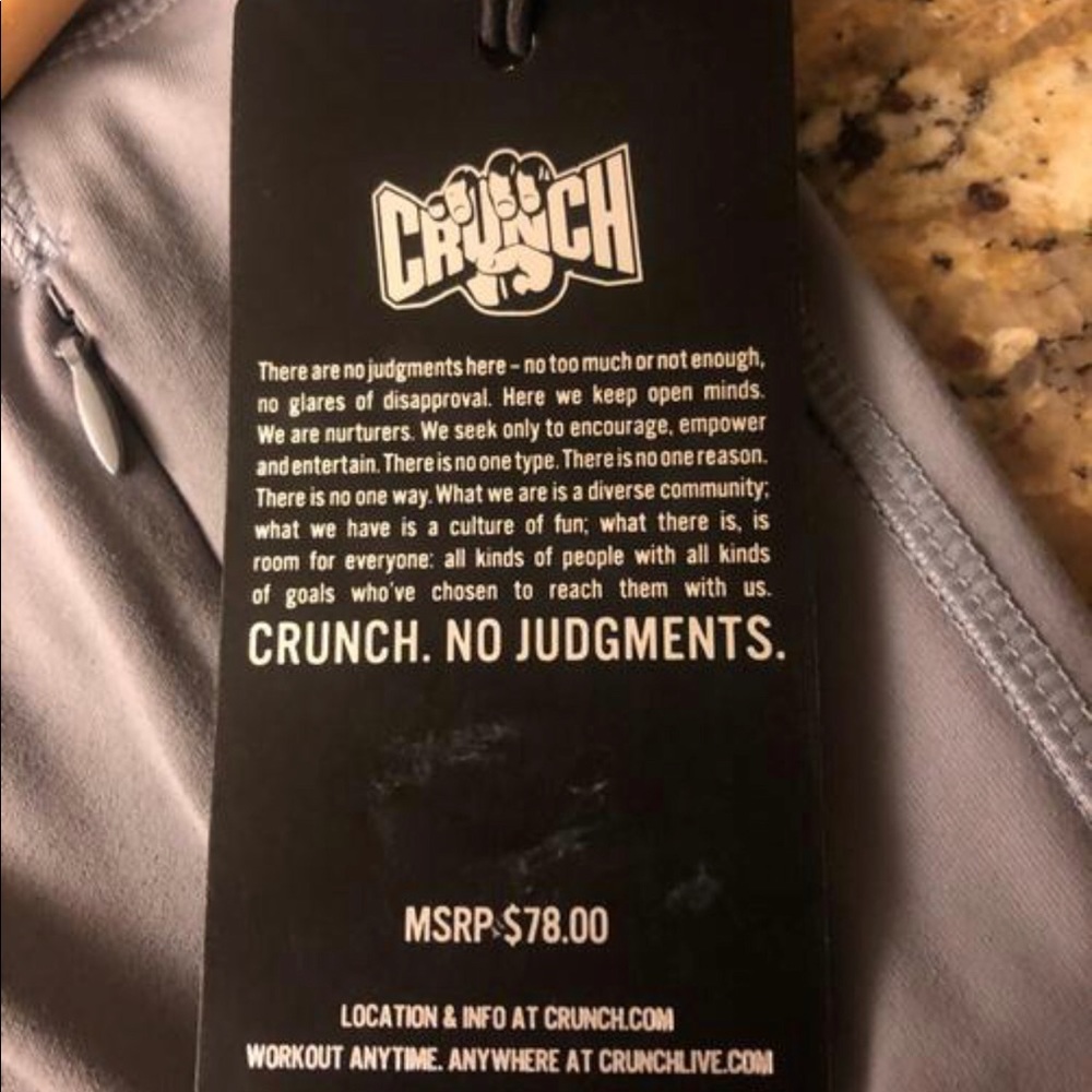 *NWT* CRUNCH ‘No Judgements’ leggings Size Small - Picture 11 of 12